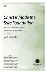 Christ Is Made the Sure Foundation SATB choral sheet music cover